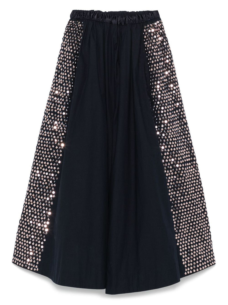 sequin-embellished midi skirt 1