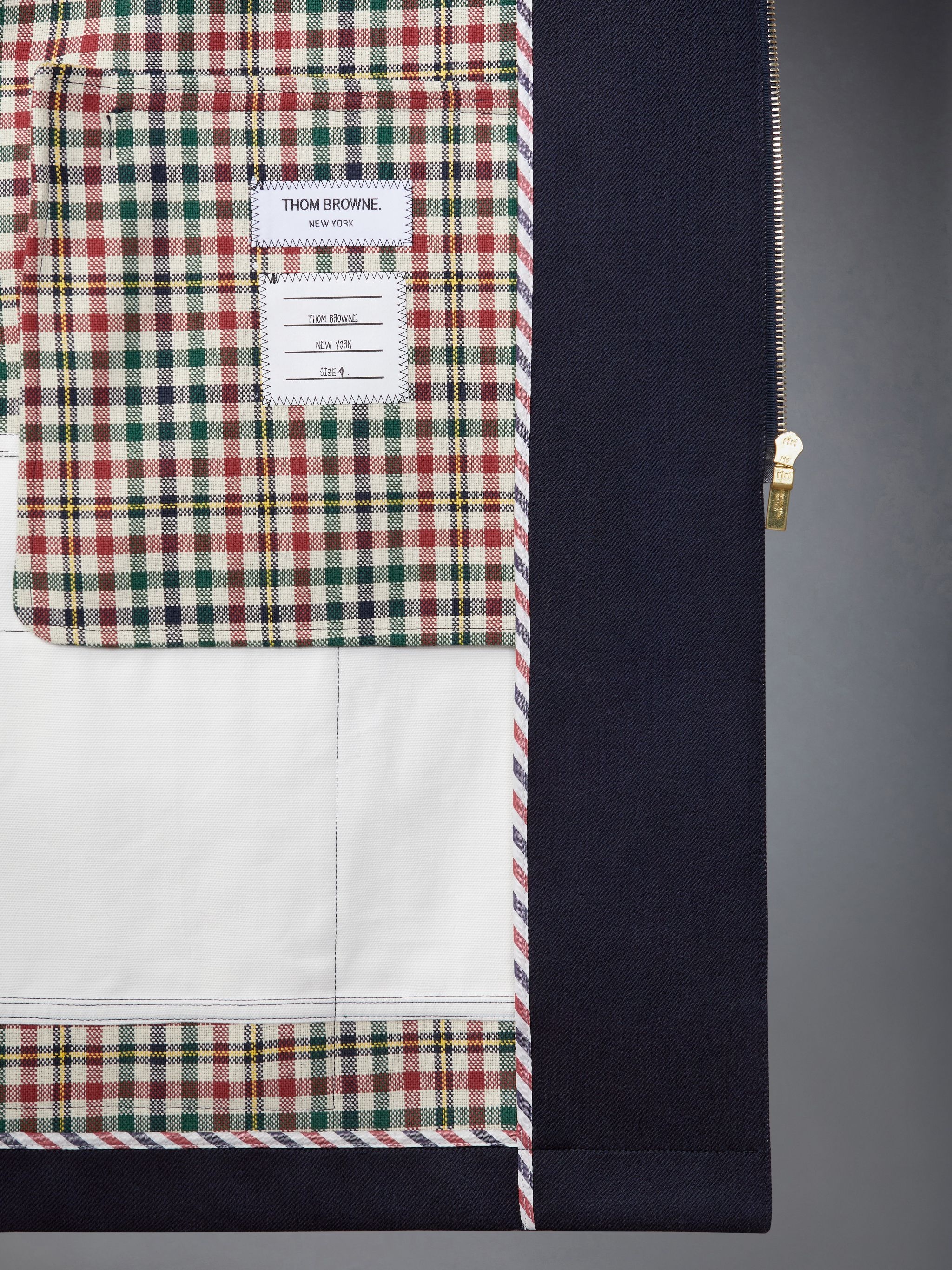 Double Face Wool Twill Detachable Shearing Collar Patchwork Bal Collar Raincoat - 6