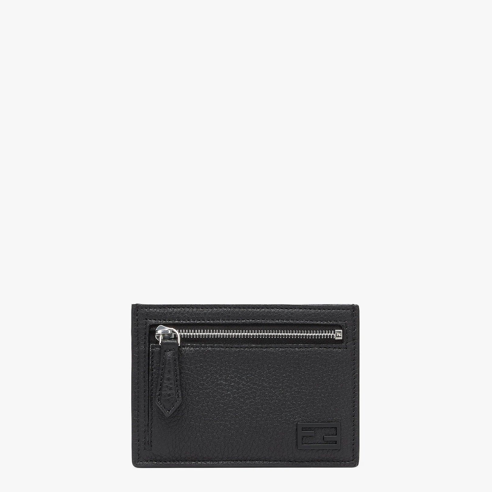Black leather card holder - 1