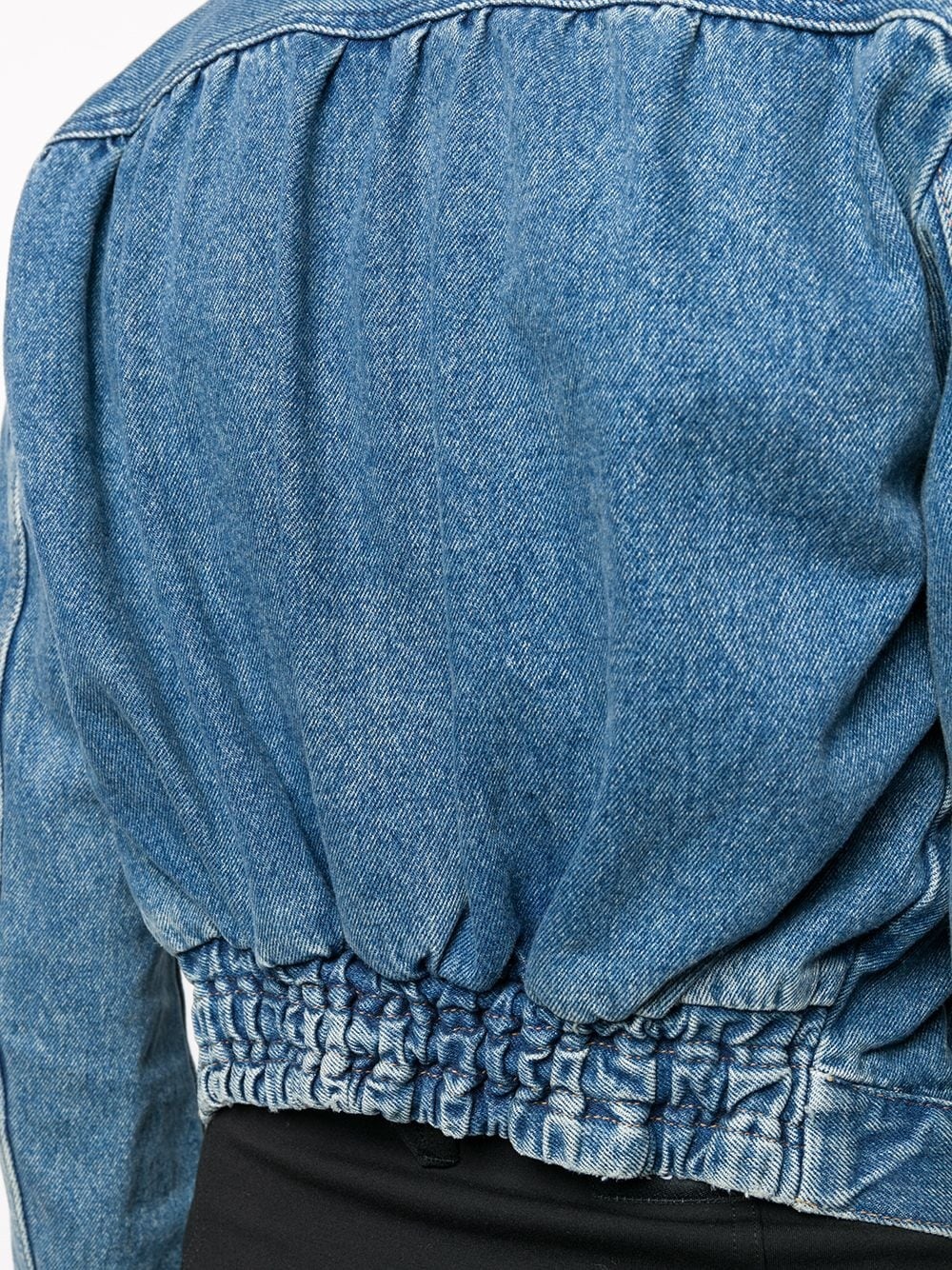 fitted denim jacket - 5