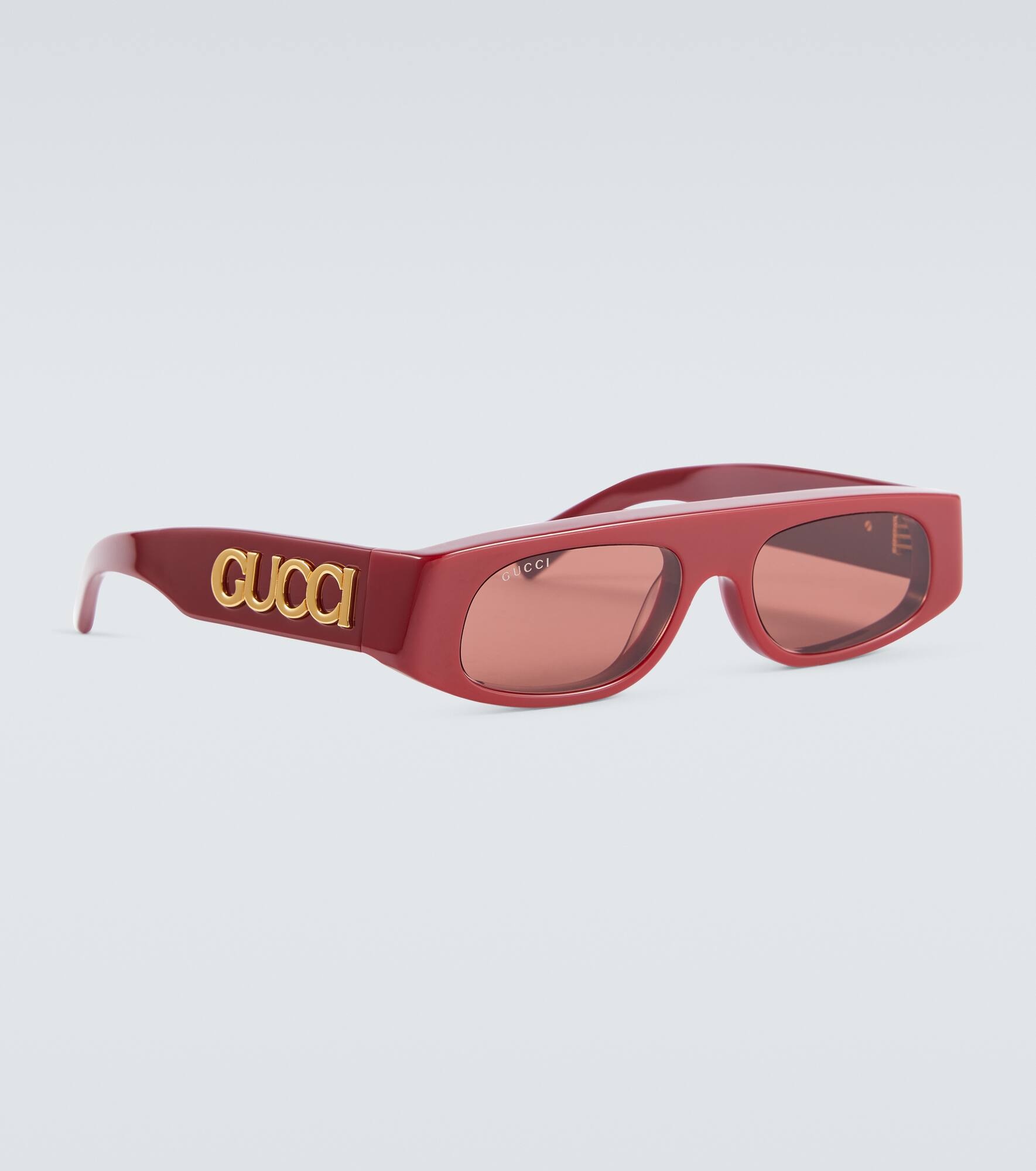 Logo flat-top sunglasses - 2