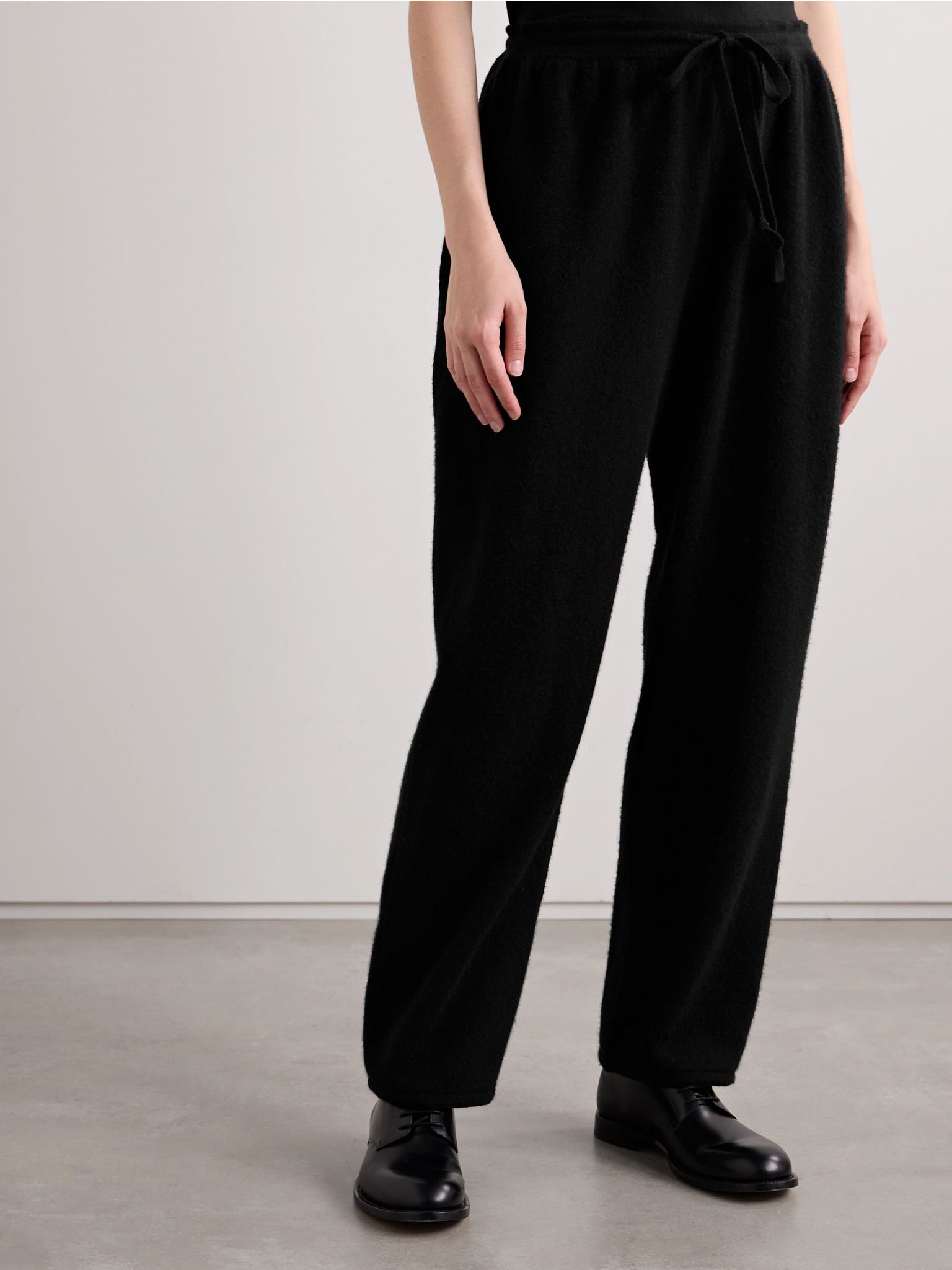 Hayat cashmere track pants Black - 3