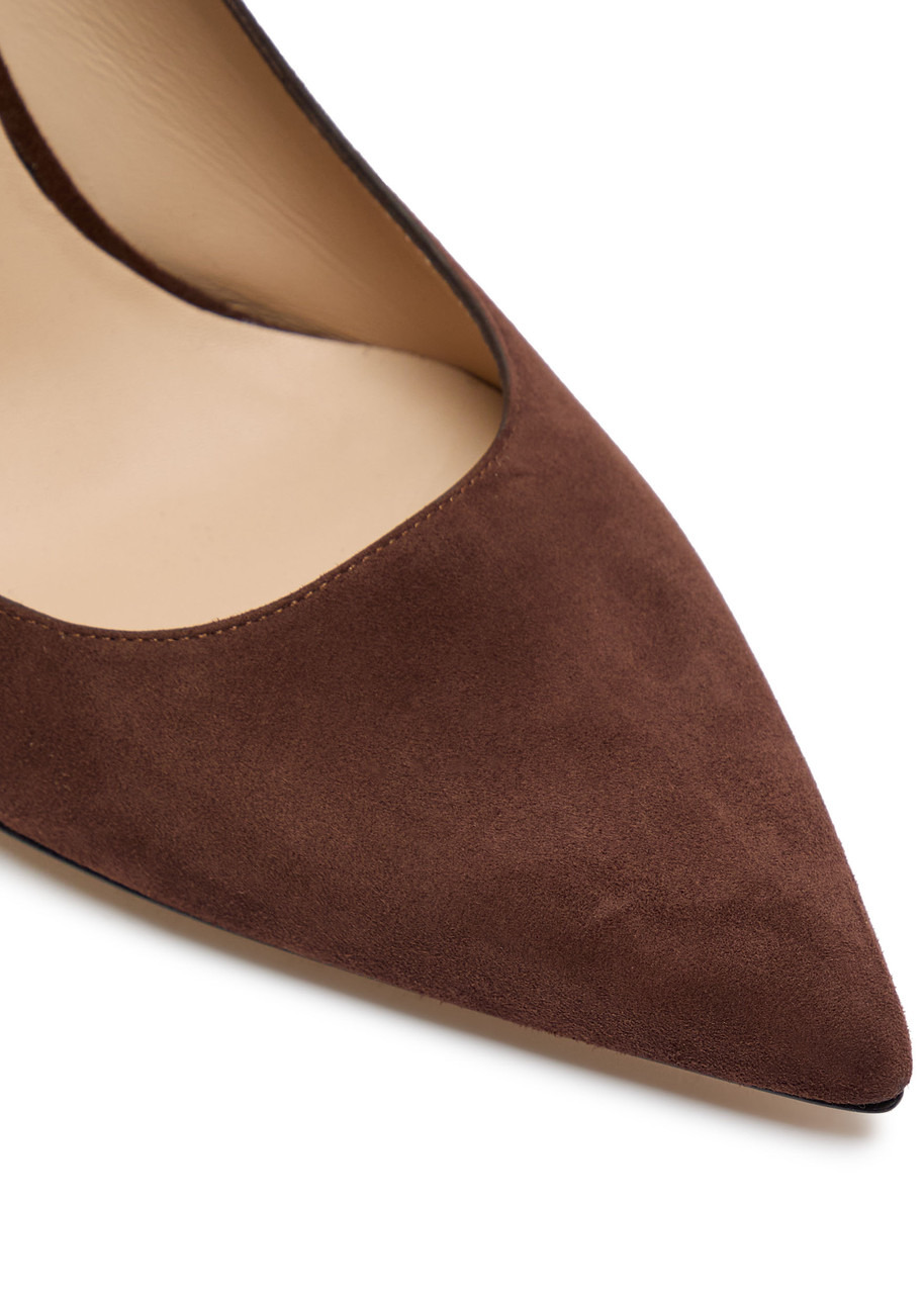 Stuart Weitzman Stuart Power 85 Suede Pumps - 4