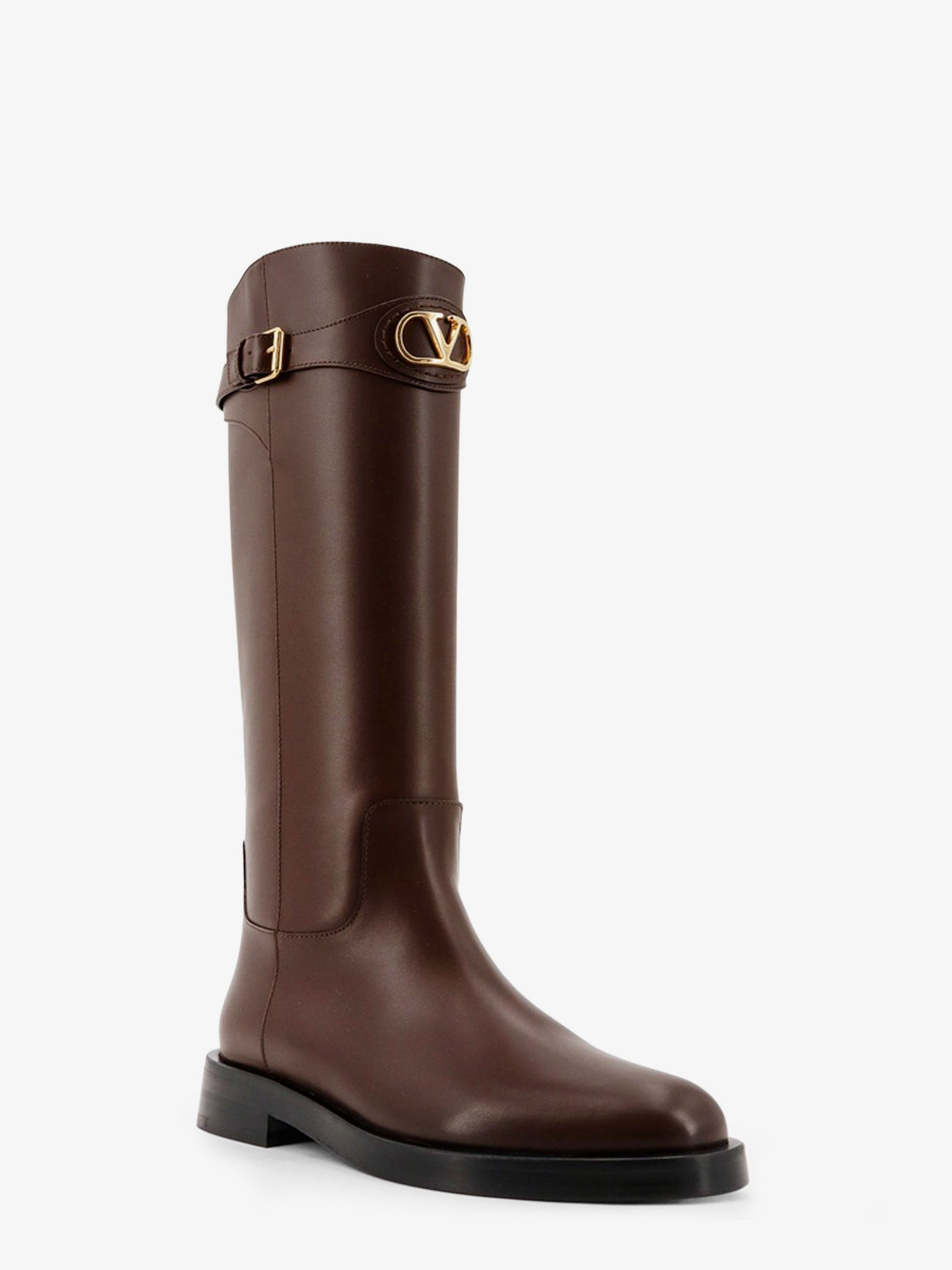 Valentino Garavani Vlogo Signature Leather Boots - 2