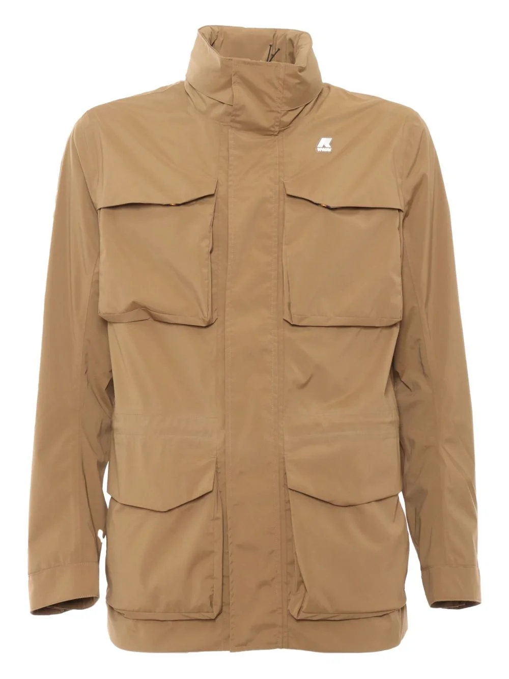 high-neck four-pocket jacket - 1
