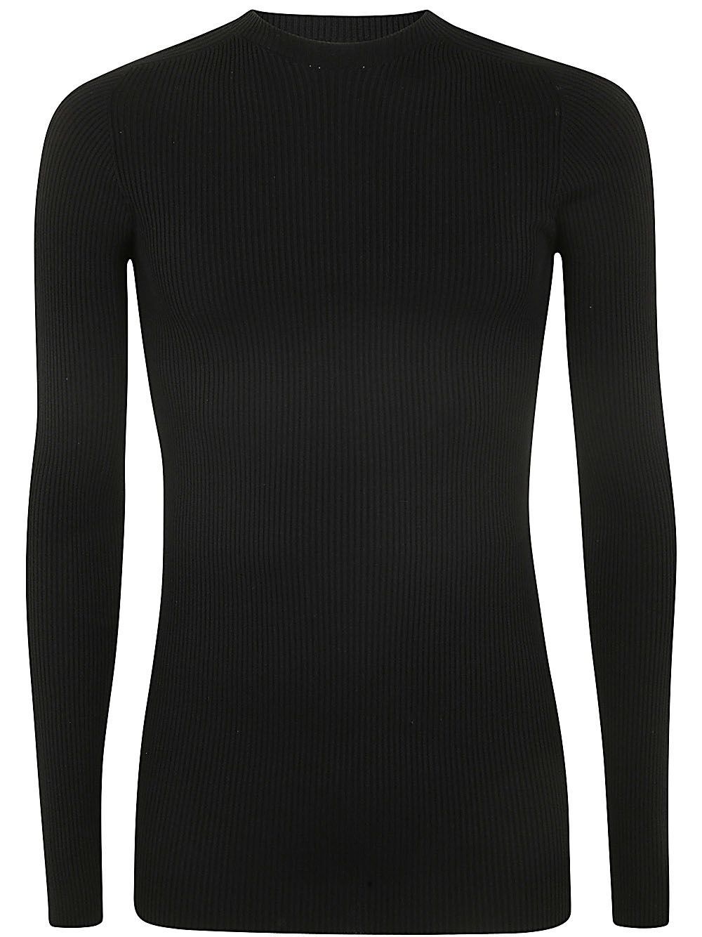 RIBBED ROUND NECK SWEATER - 1