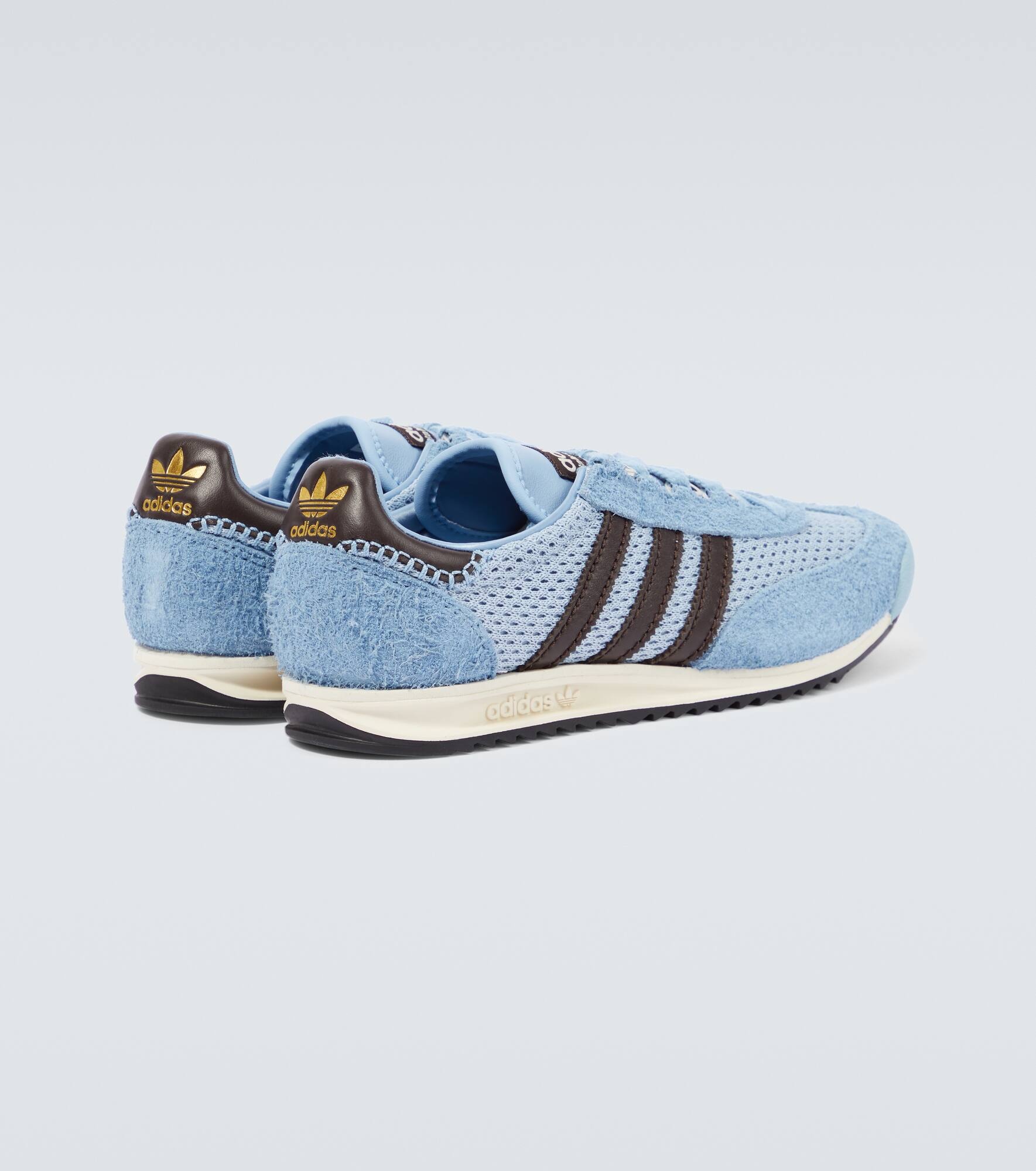 adidas  X WALES BONNER SL76 スニーカー  関税送料込 x Wales Bonner SL76 leather-trimmed sneakers in yellow