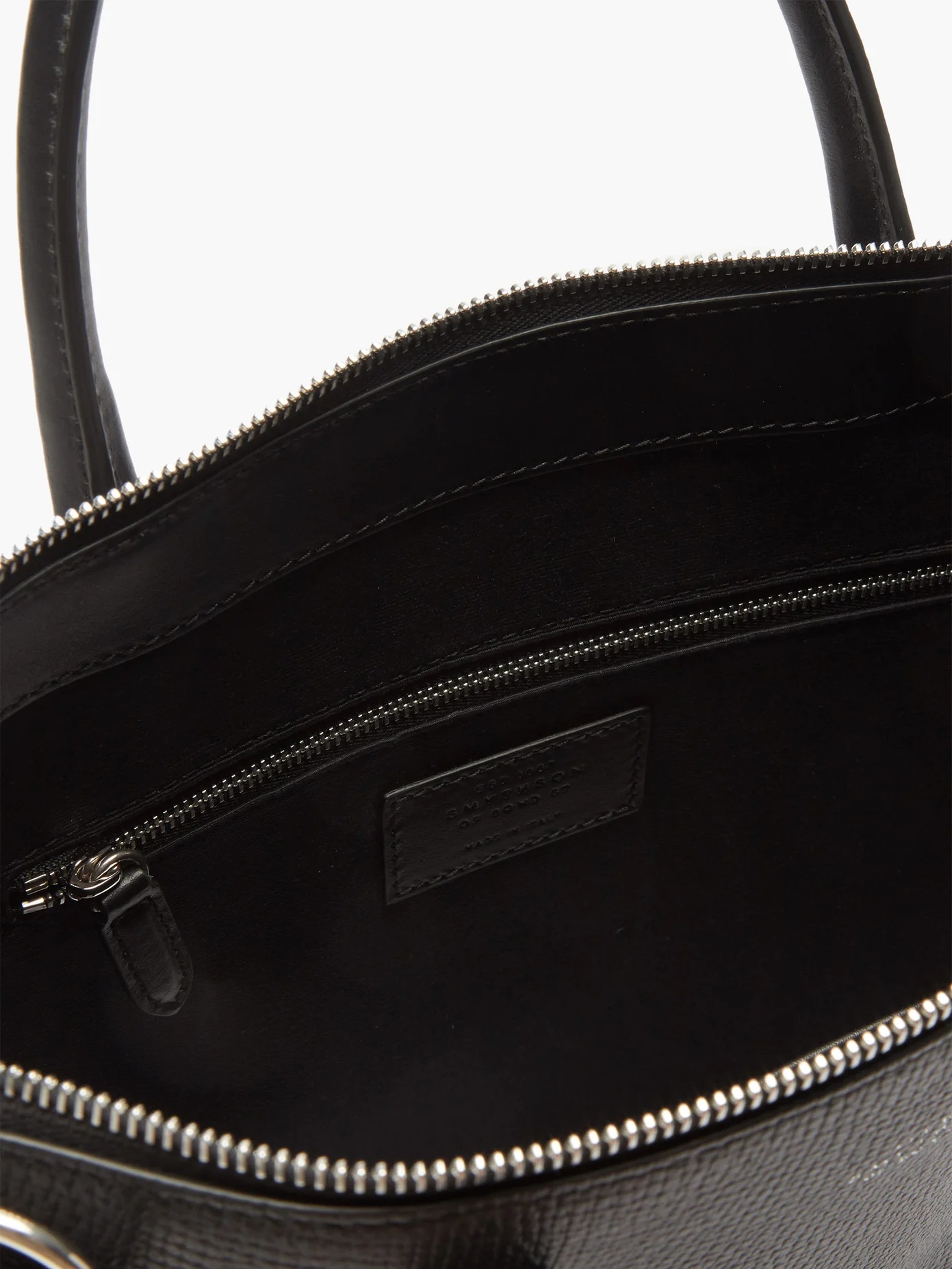 Ludlow grained-leather tote bag - 5