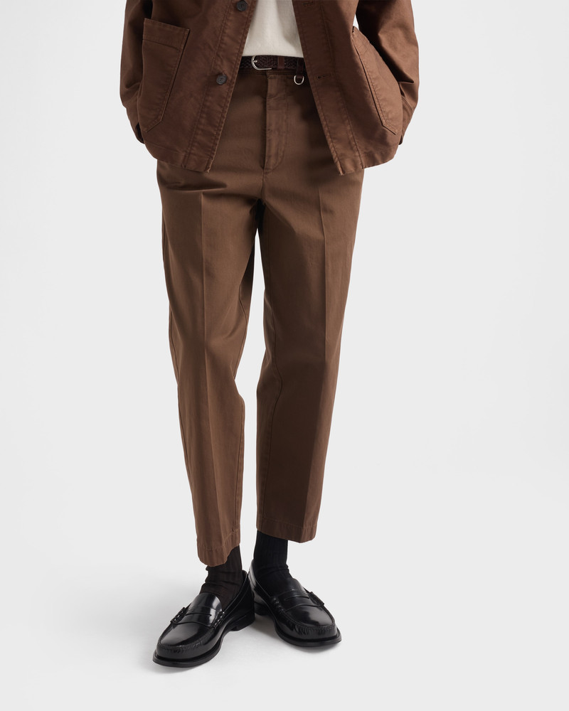 Cotton gabardine pants 3