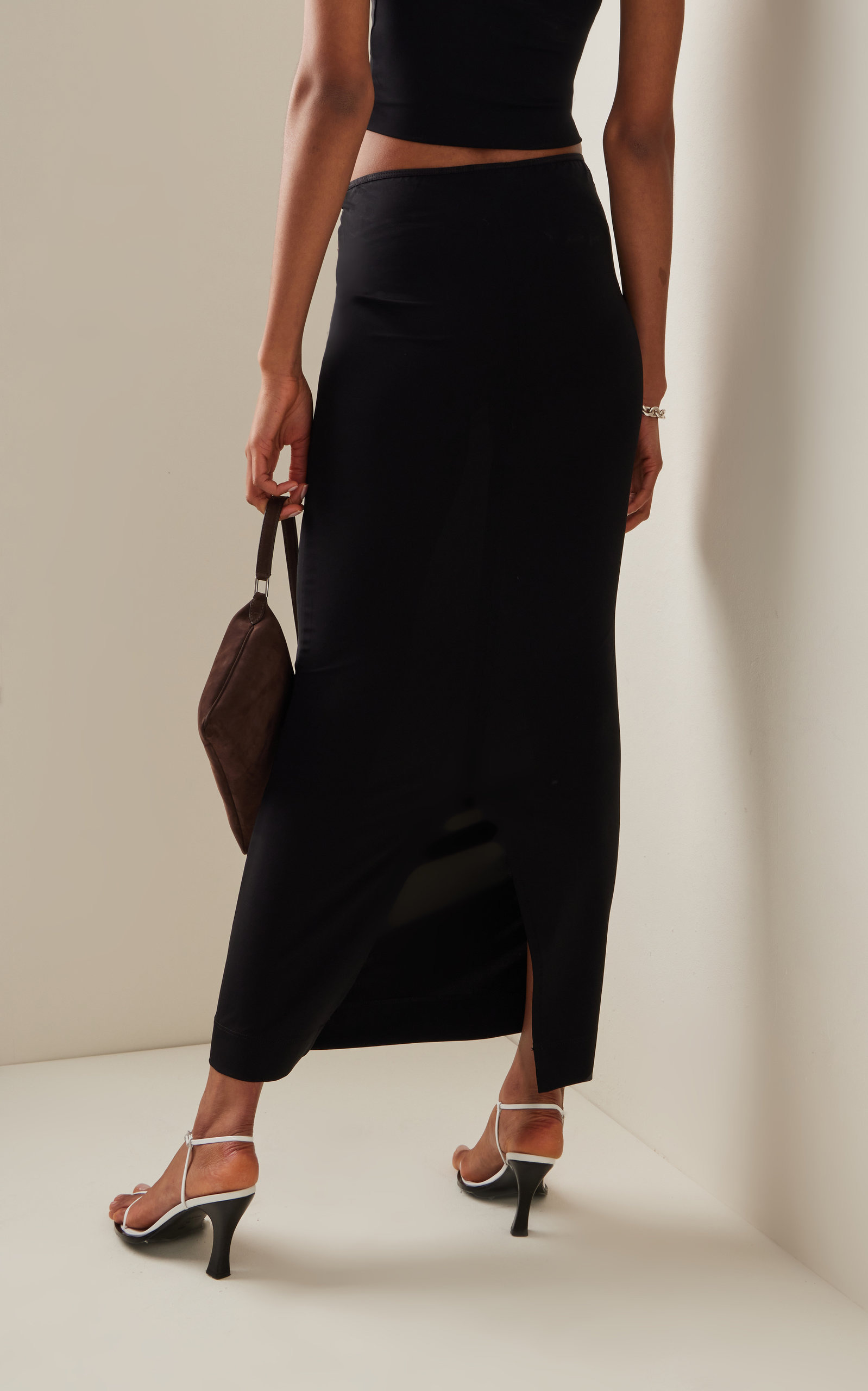 Emma Jersey Maxi Skirt black - 4