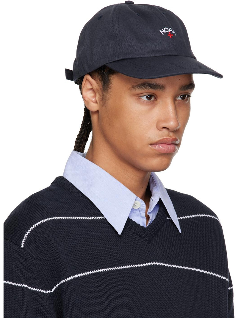 Noah Navy Classic Core Logo 6-Panel Cap outlook