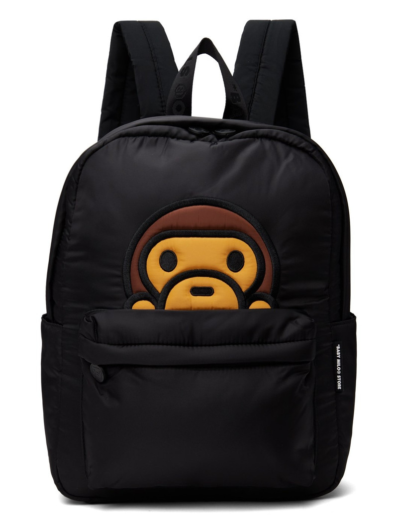 Black Baby Milo Medium Backpack 1