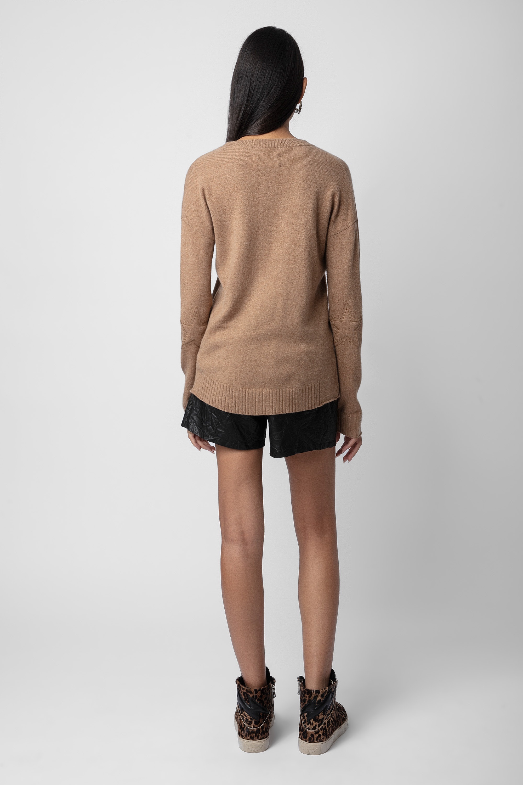 Vivi Patch Cashmere Sweater - 5