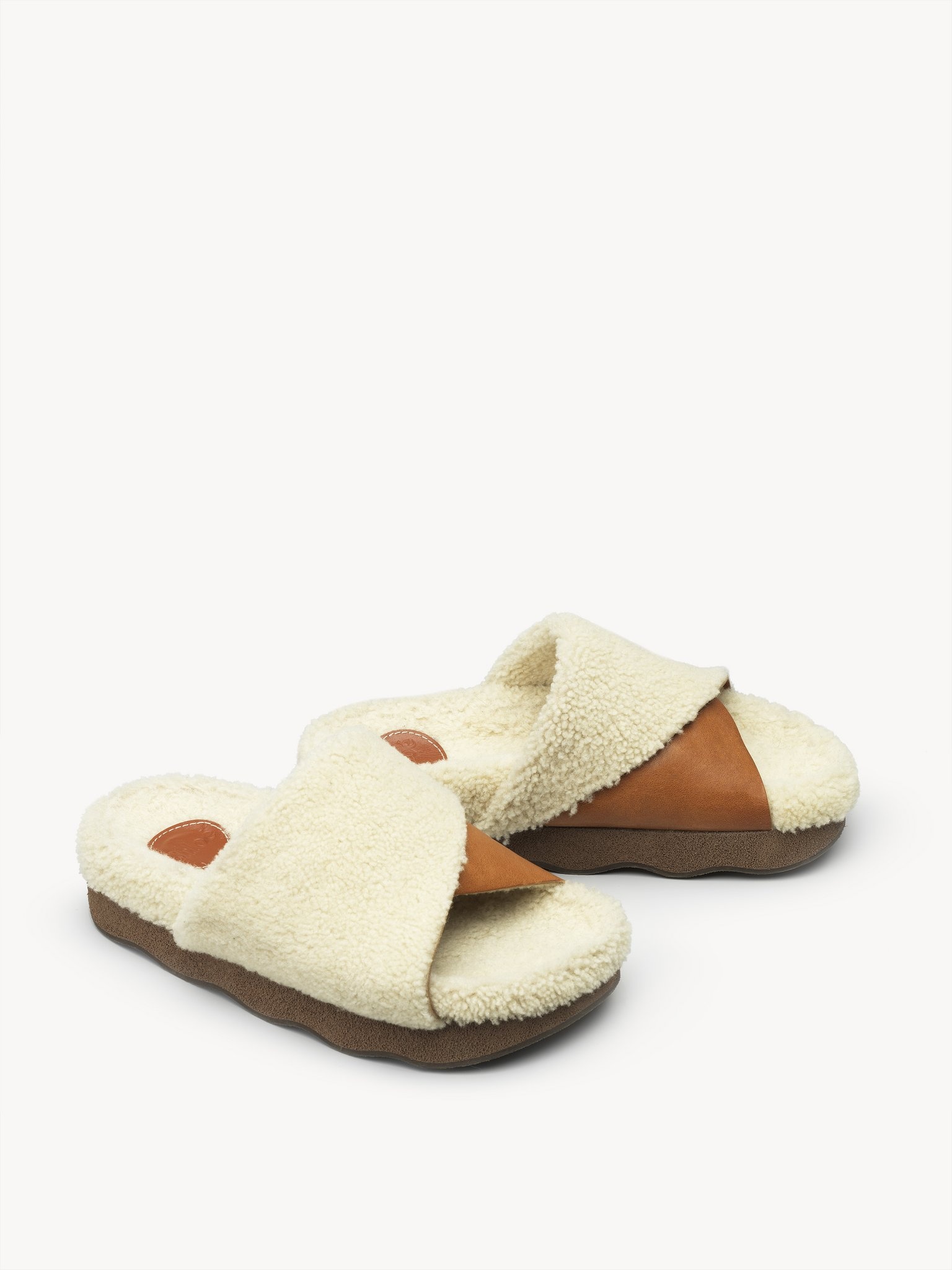 WAVY SHEARLING SLIPPER - 2