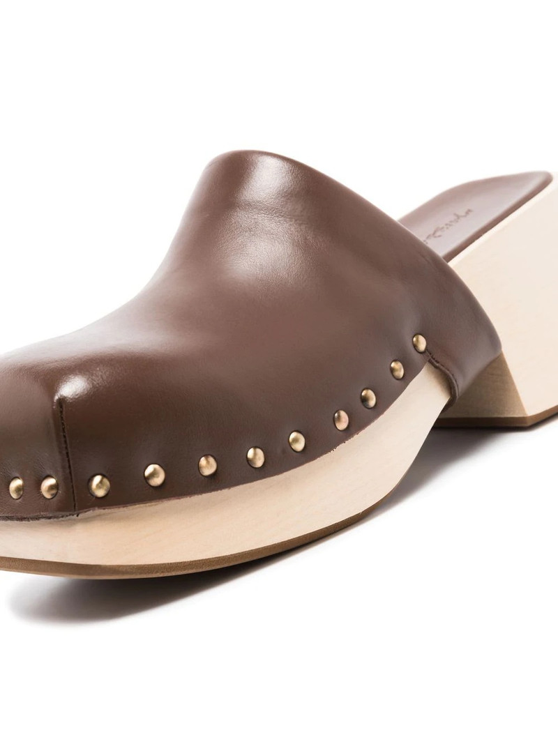 Marsèll stud-detail square toe clogs outlook