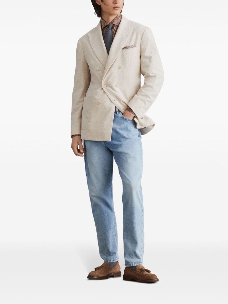 Brunello Cucinelli mid-rise slim-fit jeans outlook