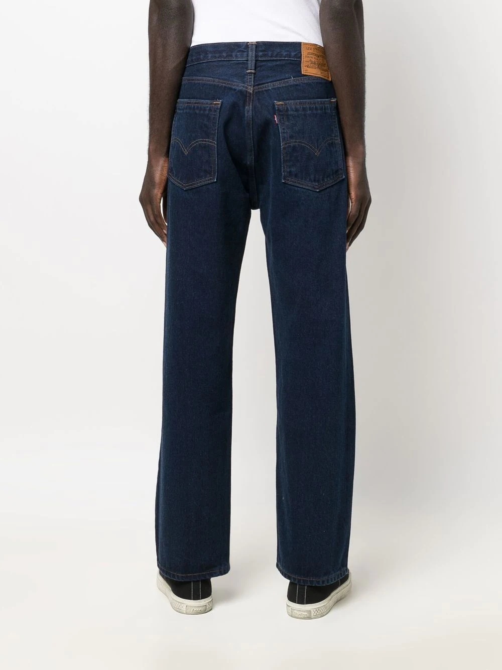 mid-rise straight-leg jeans - 4