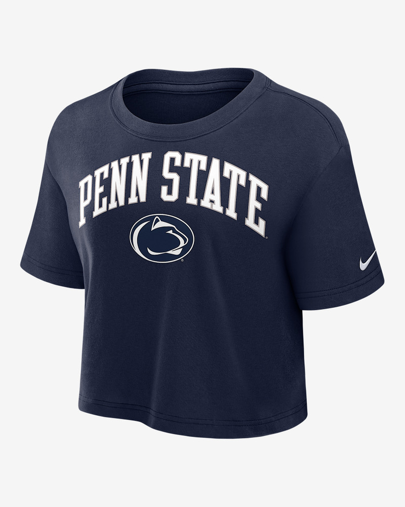 Penn State Athletic Prep Arch Women's Nike Dri-FIT College Cropped T-Shirt 1