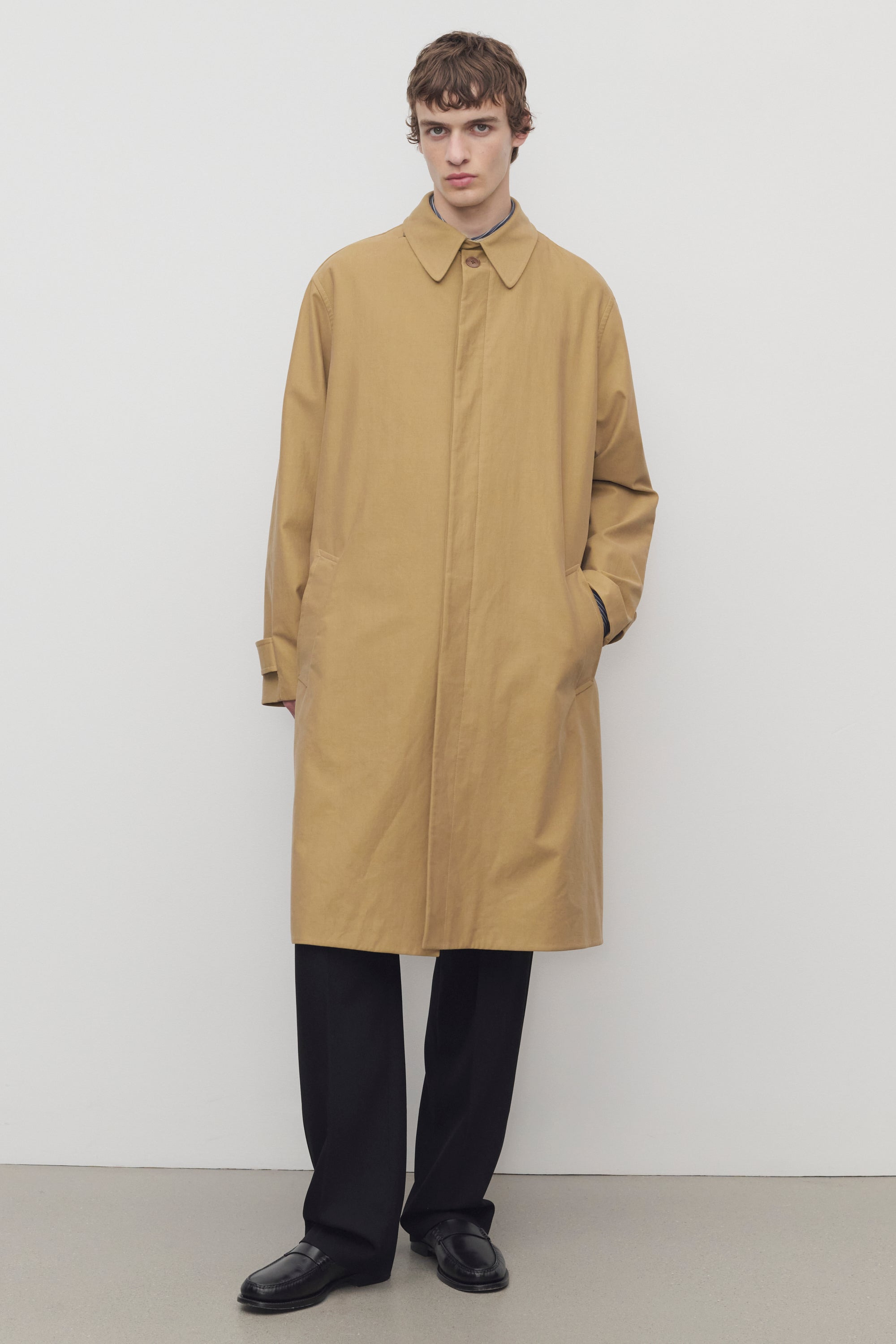 Parmas Coat in Cotton and Cashmere - 3