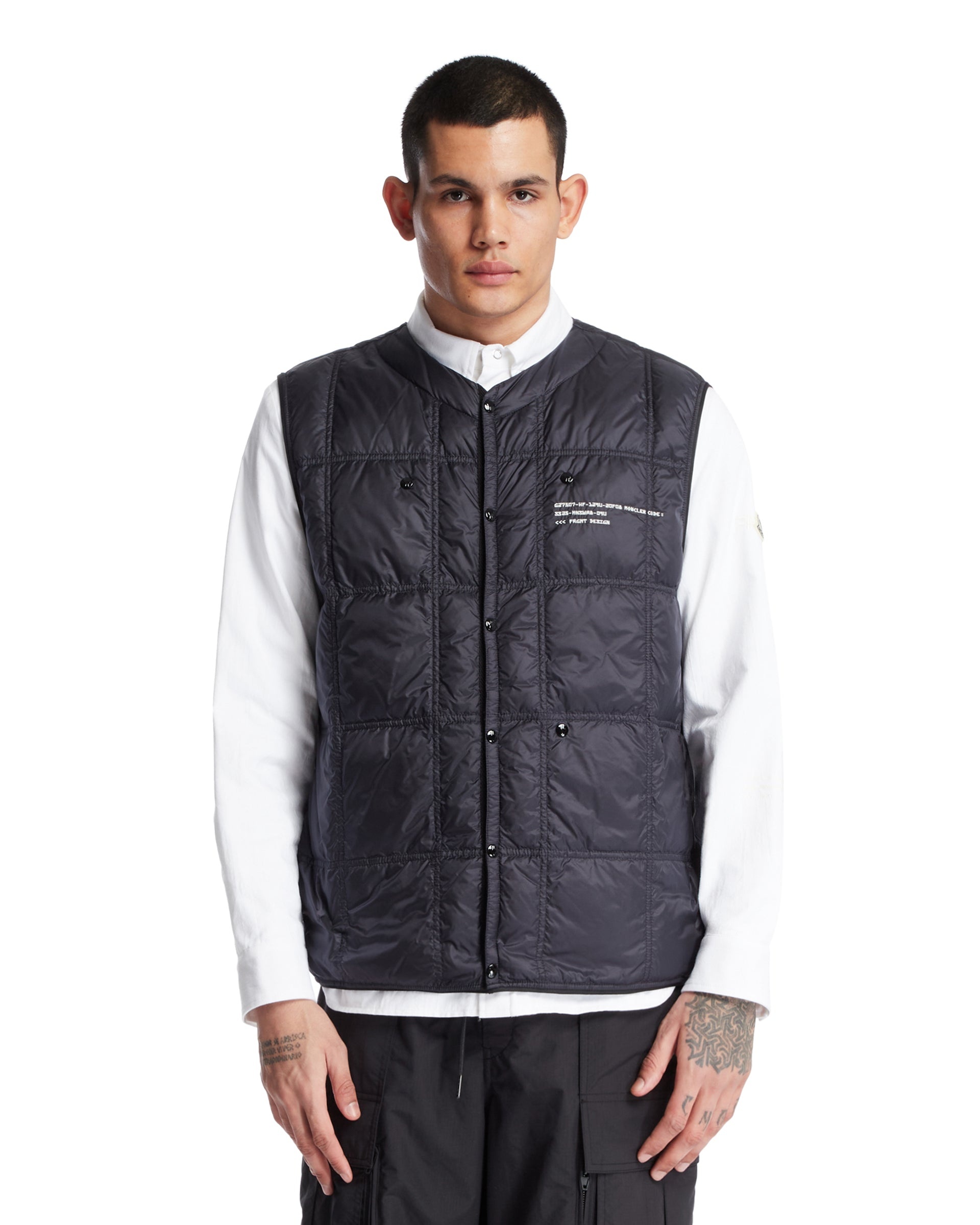 Moncler Genius x FRGMT Blue Padded Gilet - 1