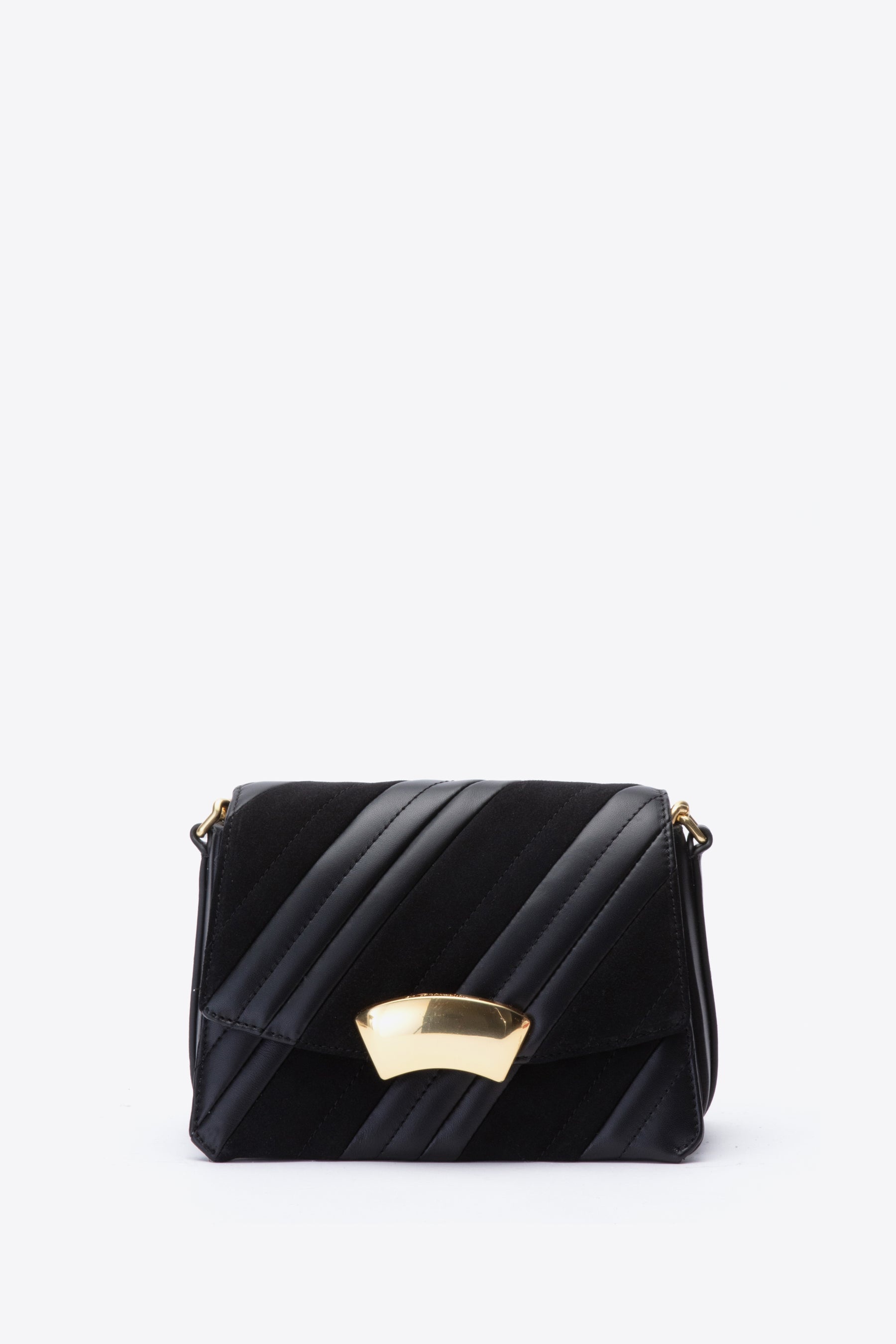 ID Quilted Shoulder Bag with Chain - 2