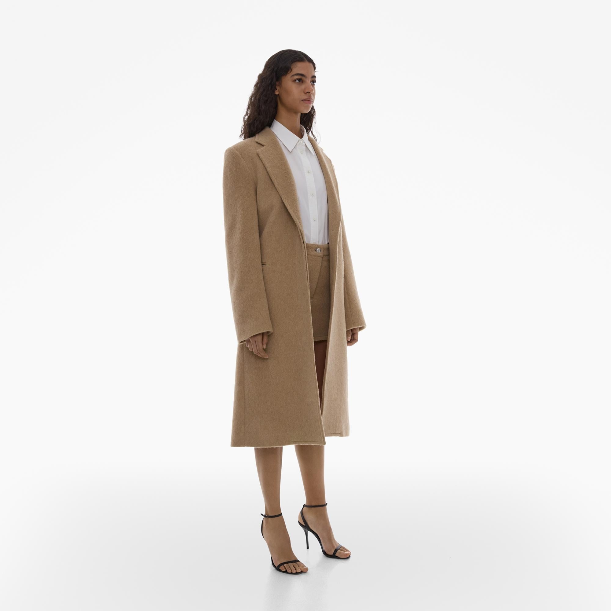 TAILORED WOOL-BLEND COAT - 5