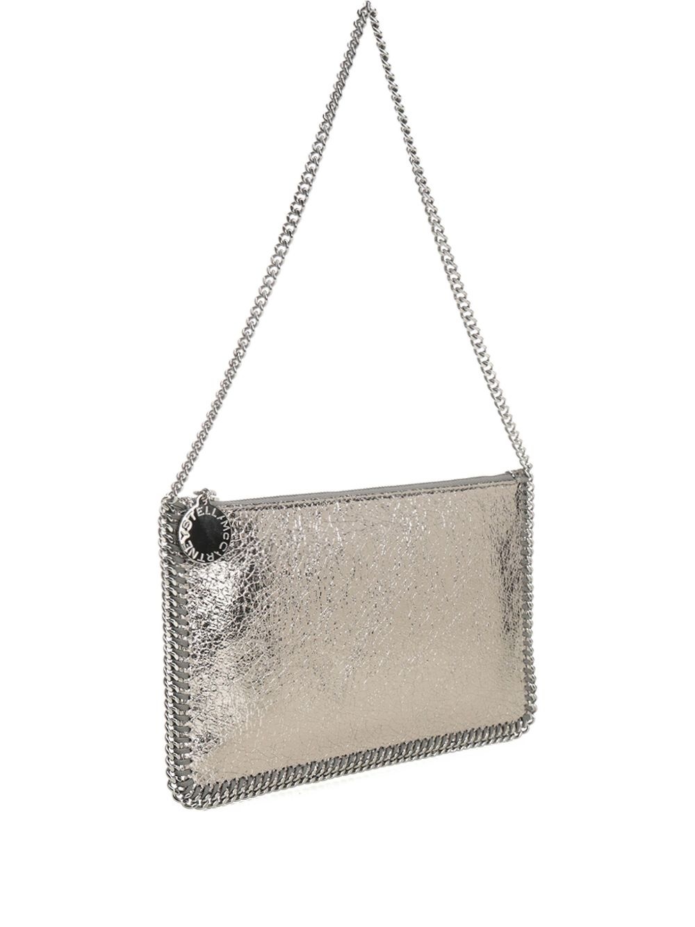Falabella metallic clutch bag - 3