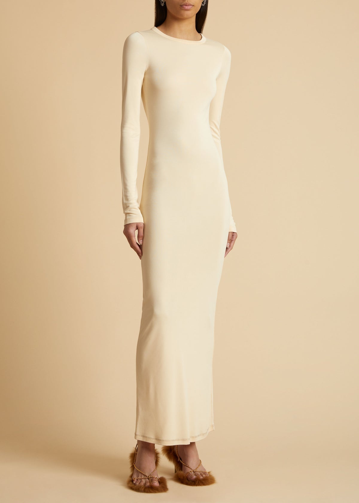 KHAITE ブランド ワンピース Bayra midi dress856061 KHAITE ブランド ワンピース Bayra midi dress856061 (KHAITE