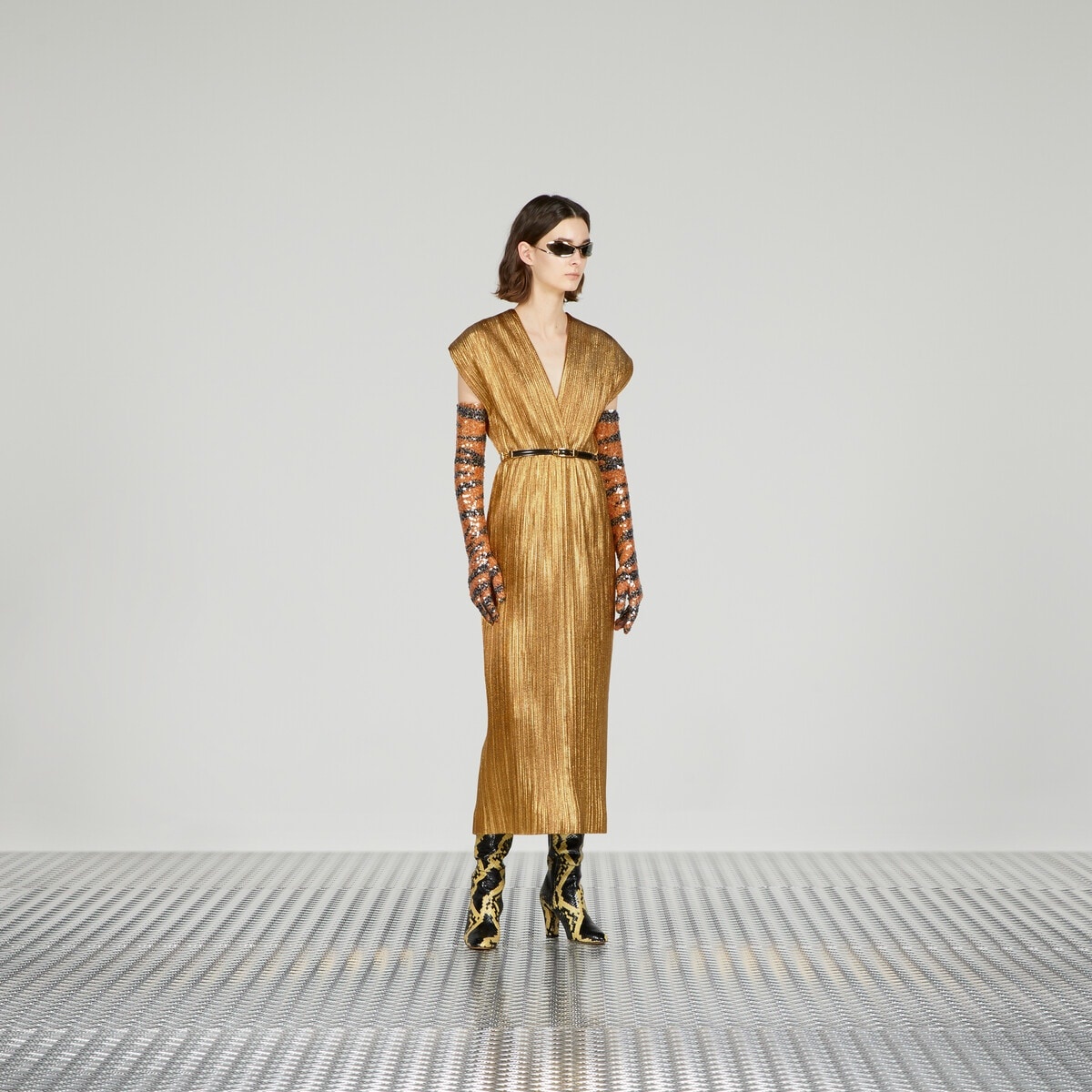 Cady lame midi dress - 6