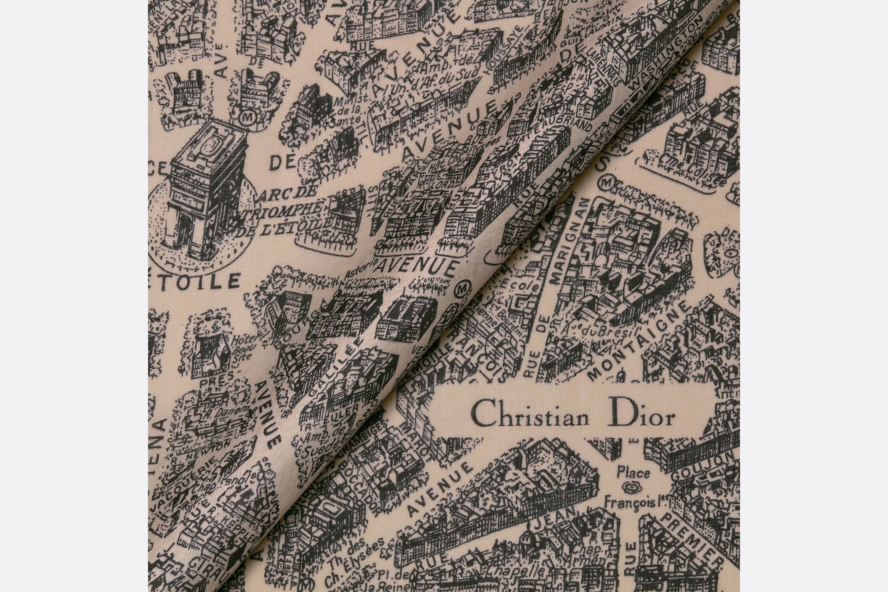 Dior Plan de Paris Shawl | REVERSIBLE