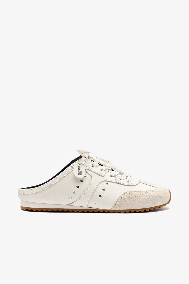 Stella Mule In Grey Suede 1