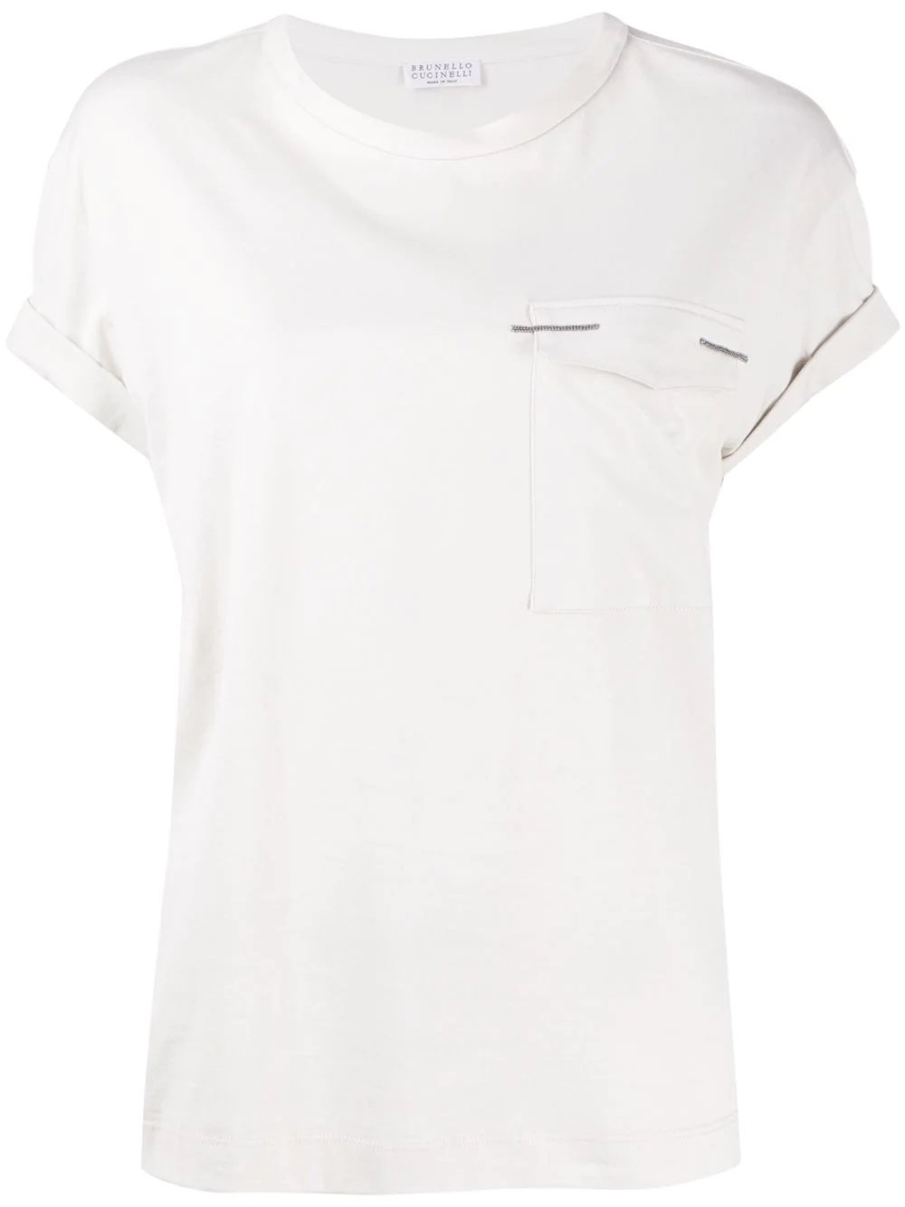 patch-pocket T-shirt - 1