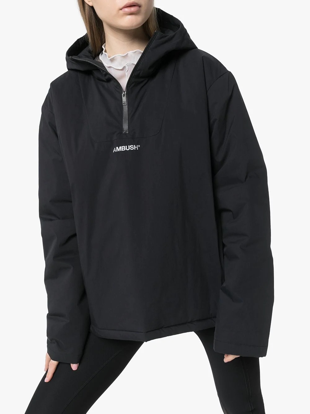 half-zip padded anorak - 3