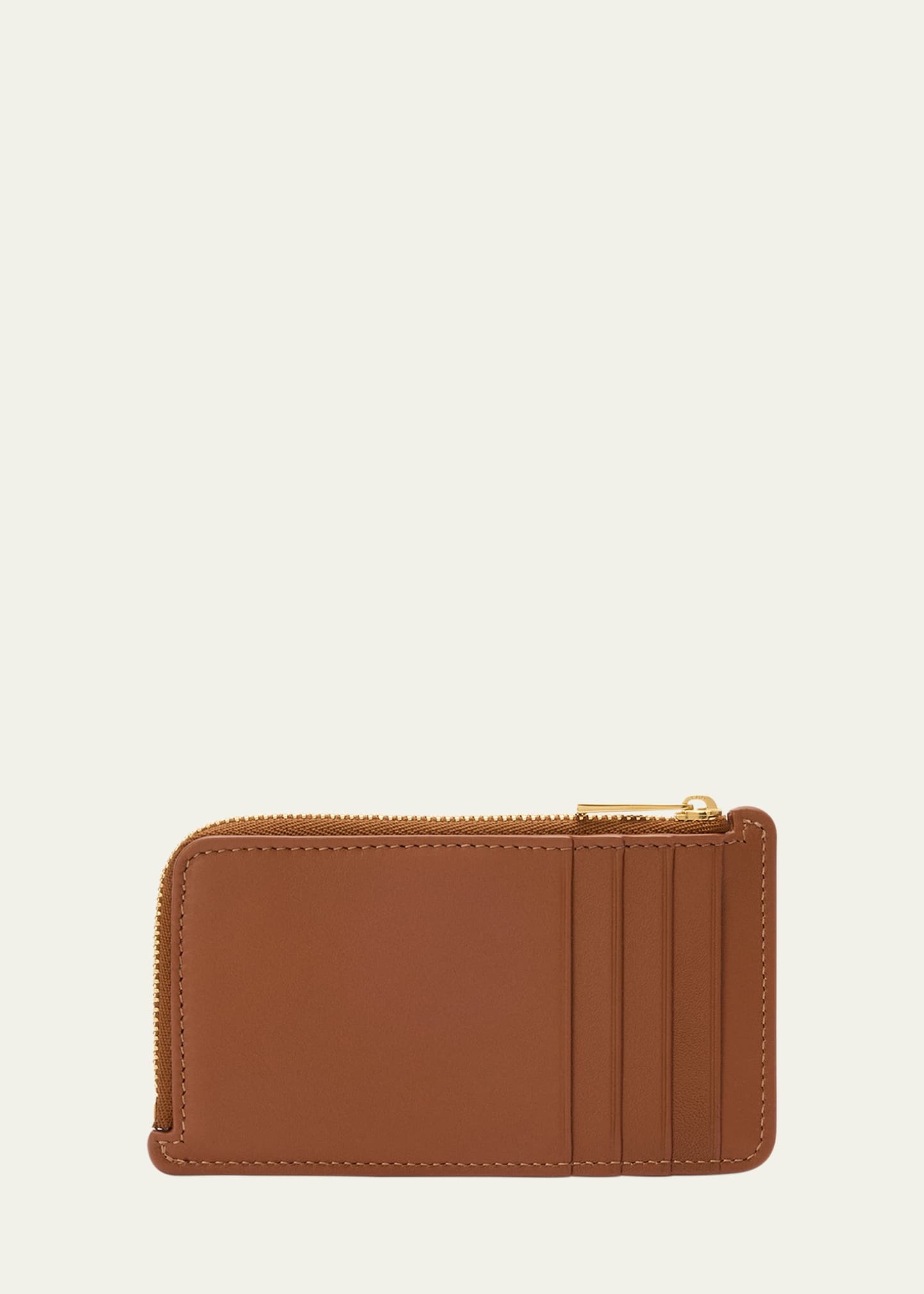 Landscape Card Holder in Calfskin Leather - 2