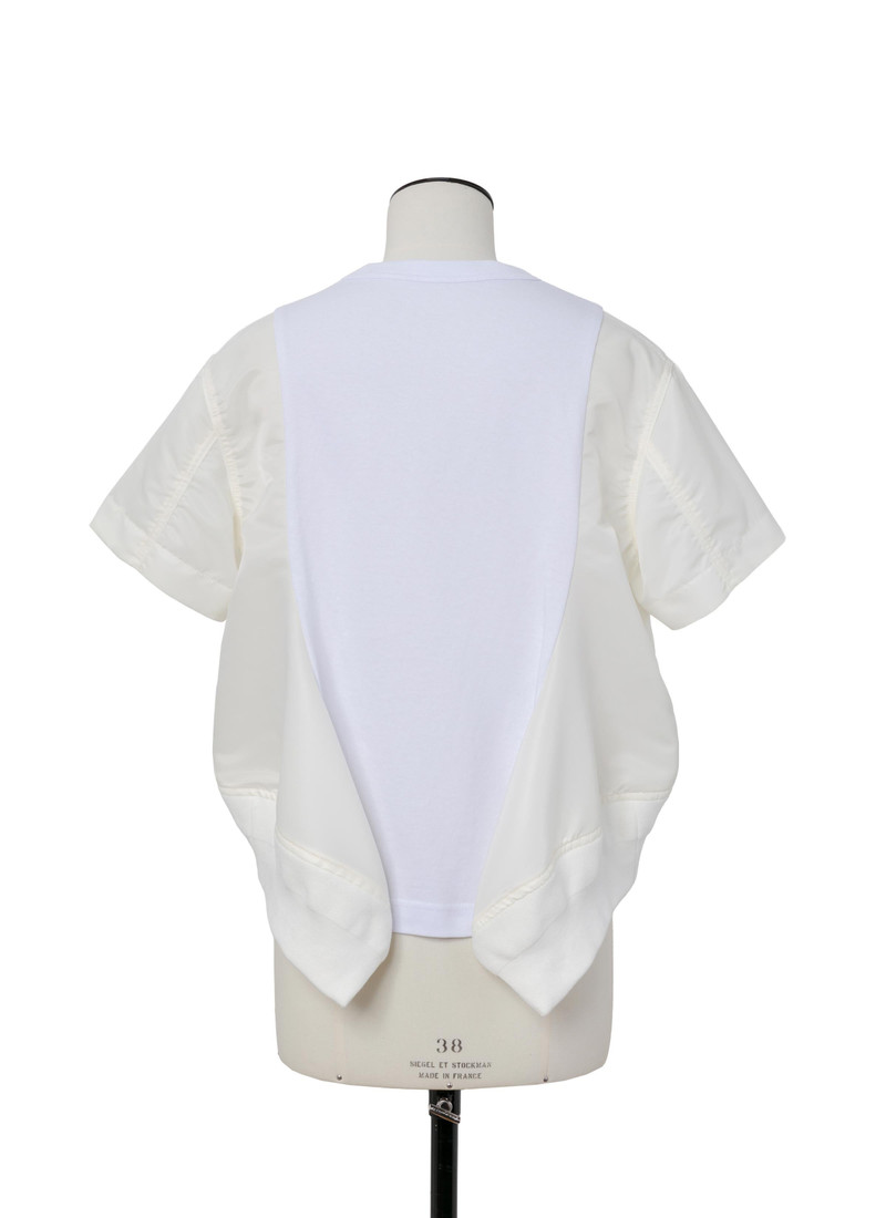 Nylon Twill x Cotton Jersey T-Shirt 3