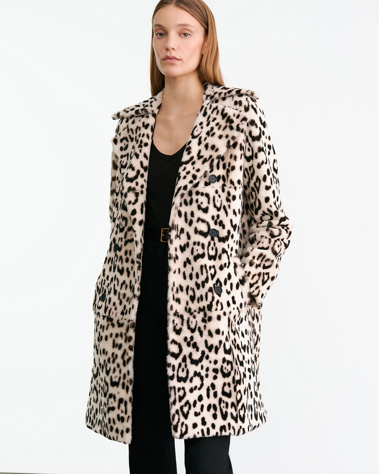 CRYSTAL SHEARLING COAT - 2