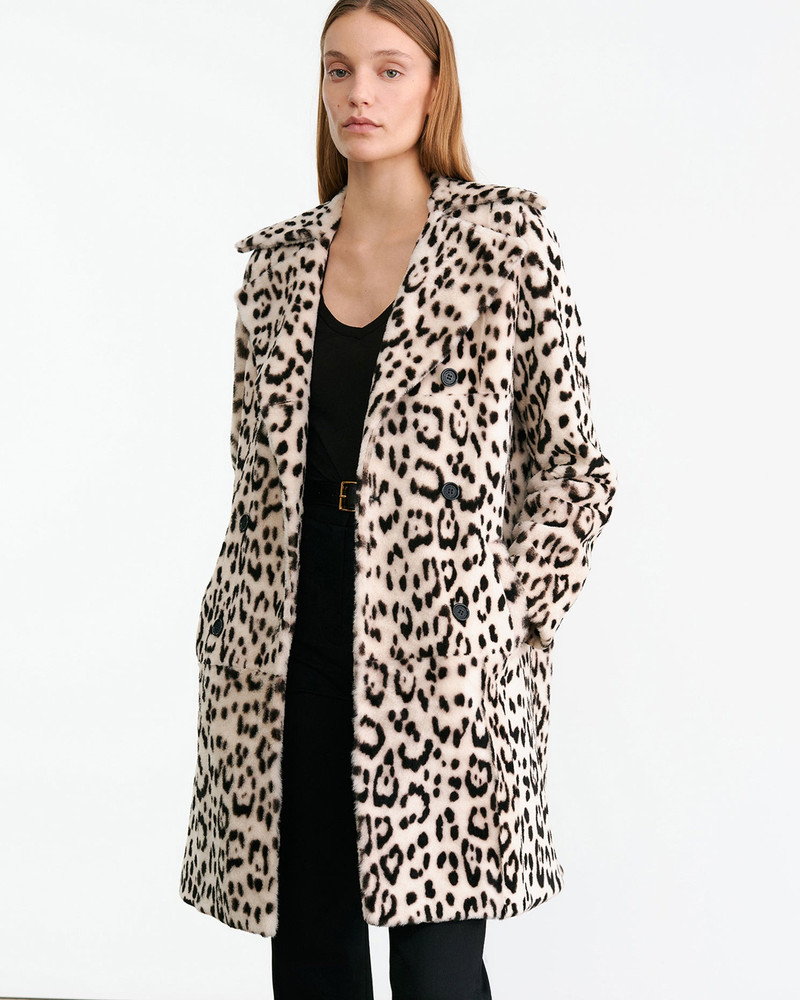 NILI LOTAN CRYSTAL SHEARLING COAT outlook