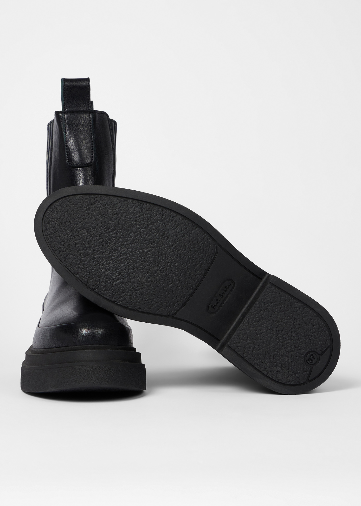 Women's Black Leather 'Dalias' Chelsea Boots - 2