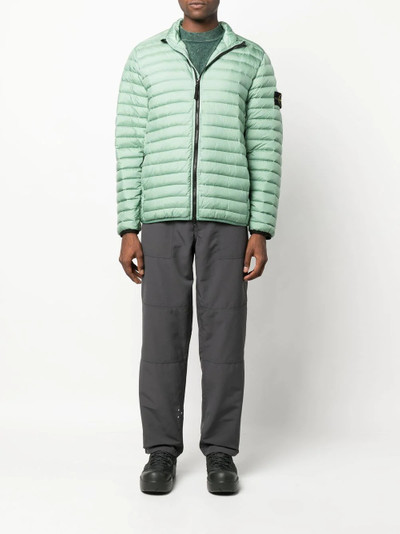 Stone Island Compass-patch puffer jacket outlook