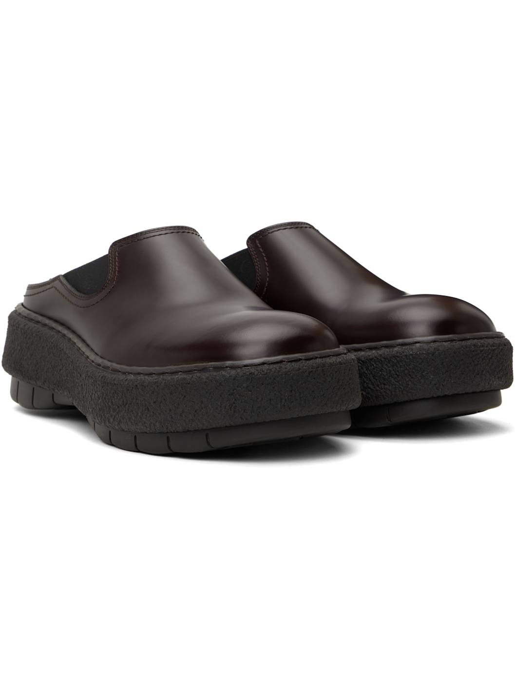 Brown Cemento Mules - 4