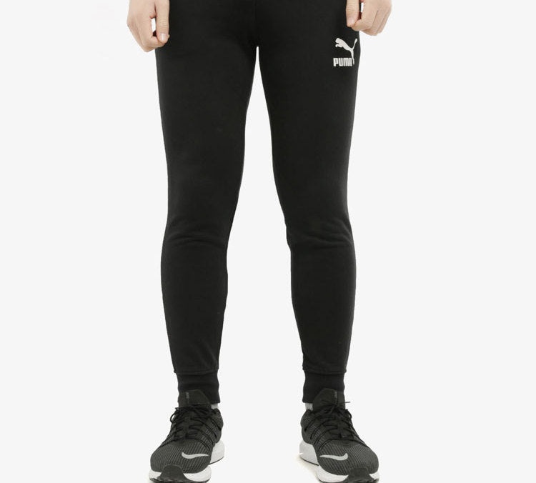 PUMA Regular Track Sweatpants 'Black White' 595894-01 - 4