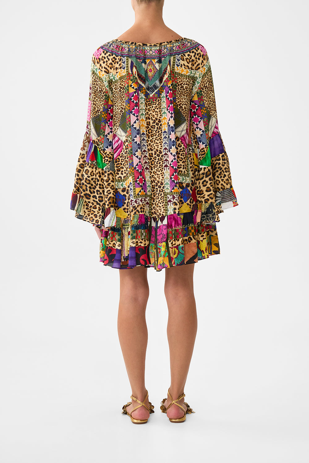 A LINE FRILL DRESS - 3