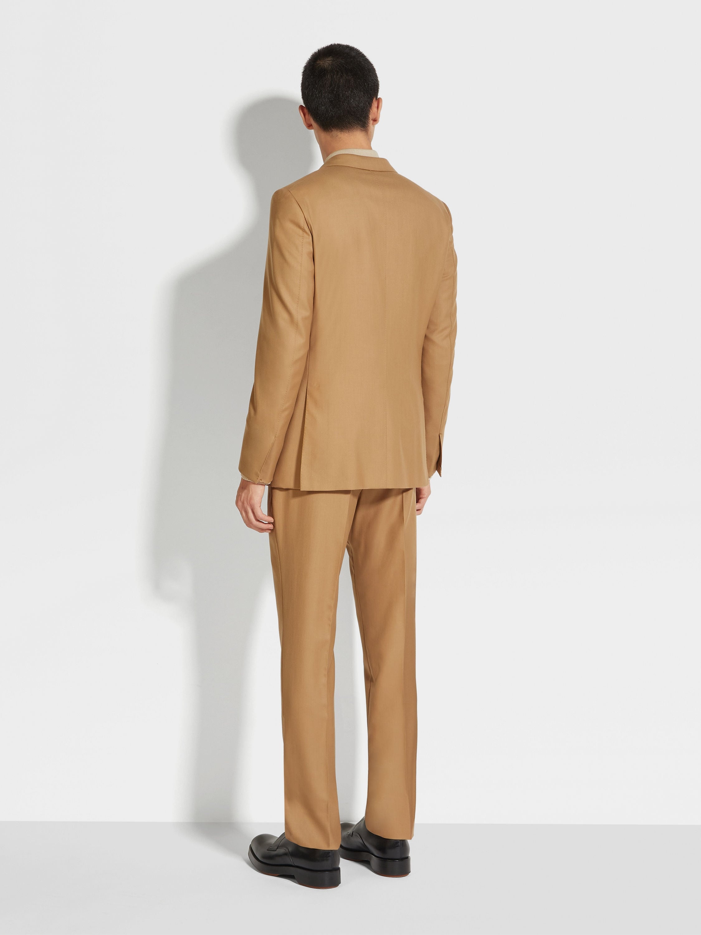 DARK BEIGE OASI CASHMERE SUIT - 4