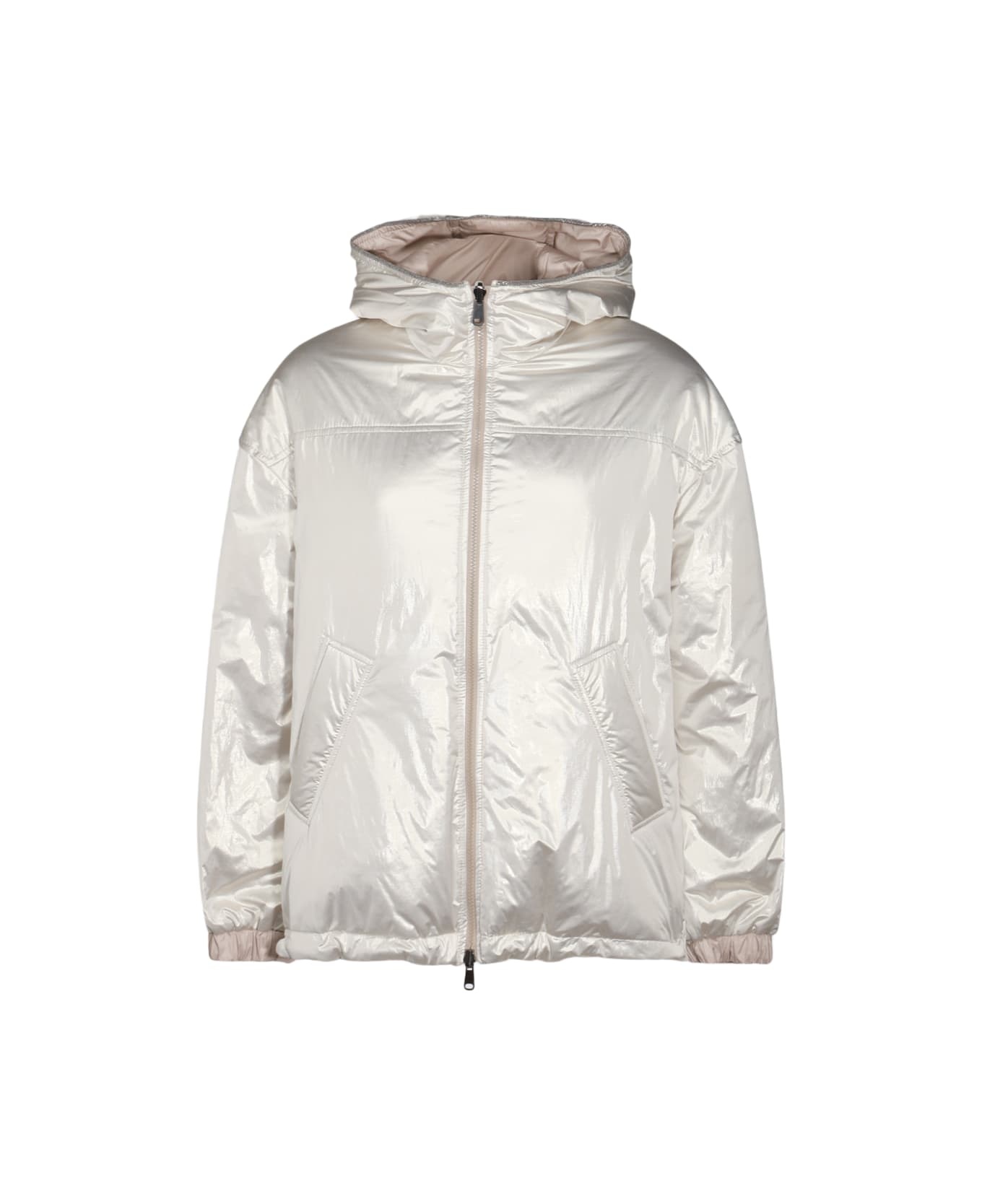 White Down Jacket - 1