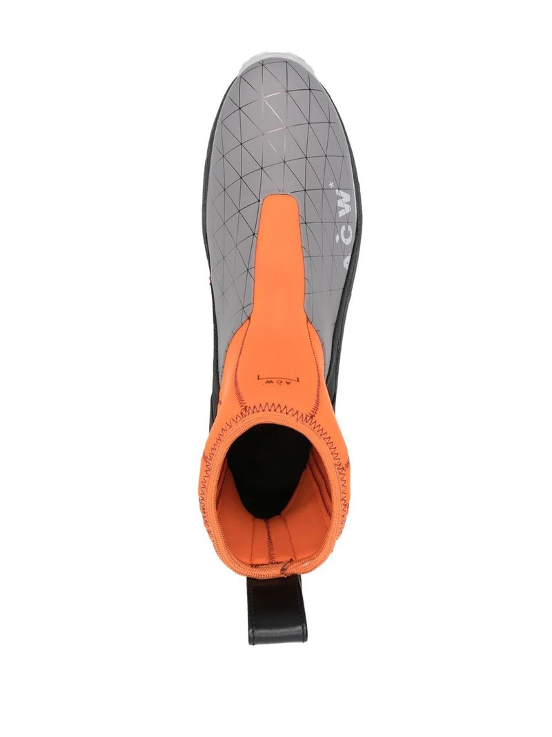 geometric-print ankle boots 4