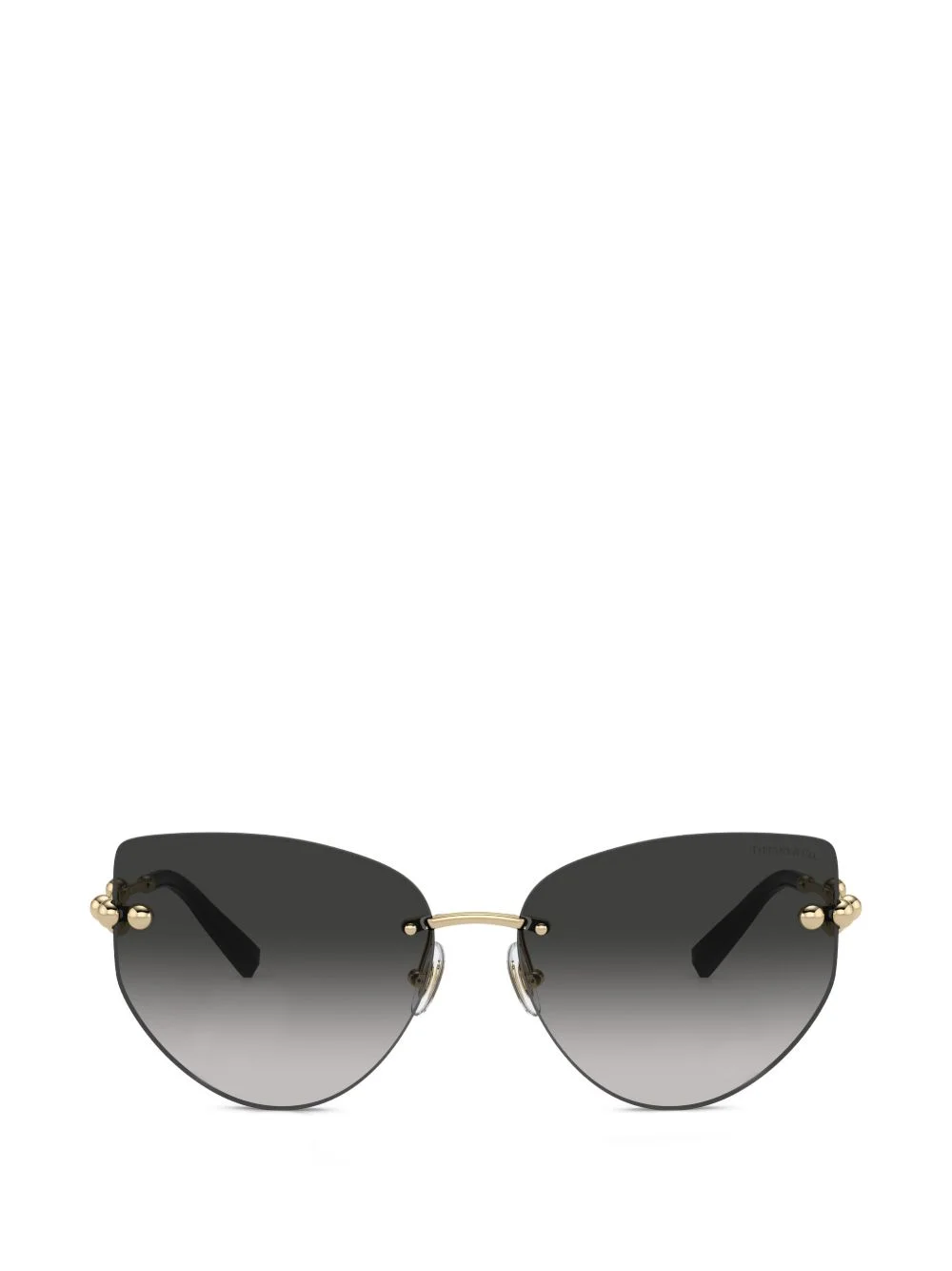 cat-eye rimless sunglasses - 1