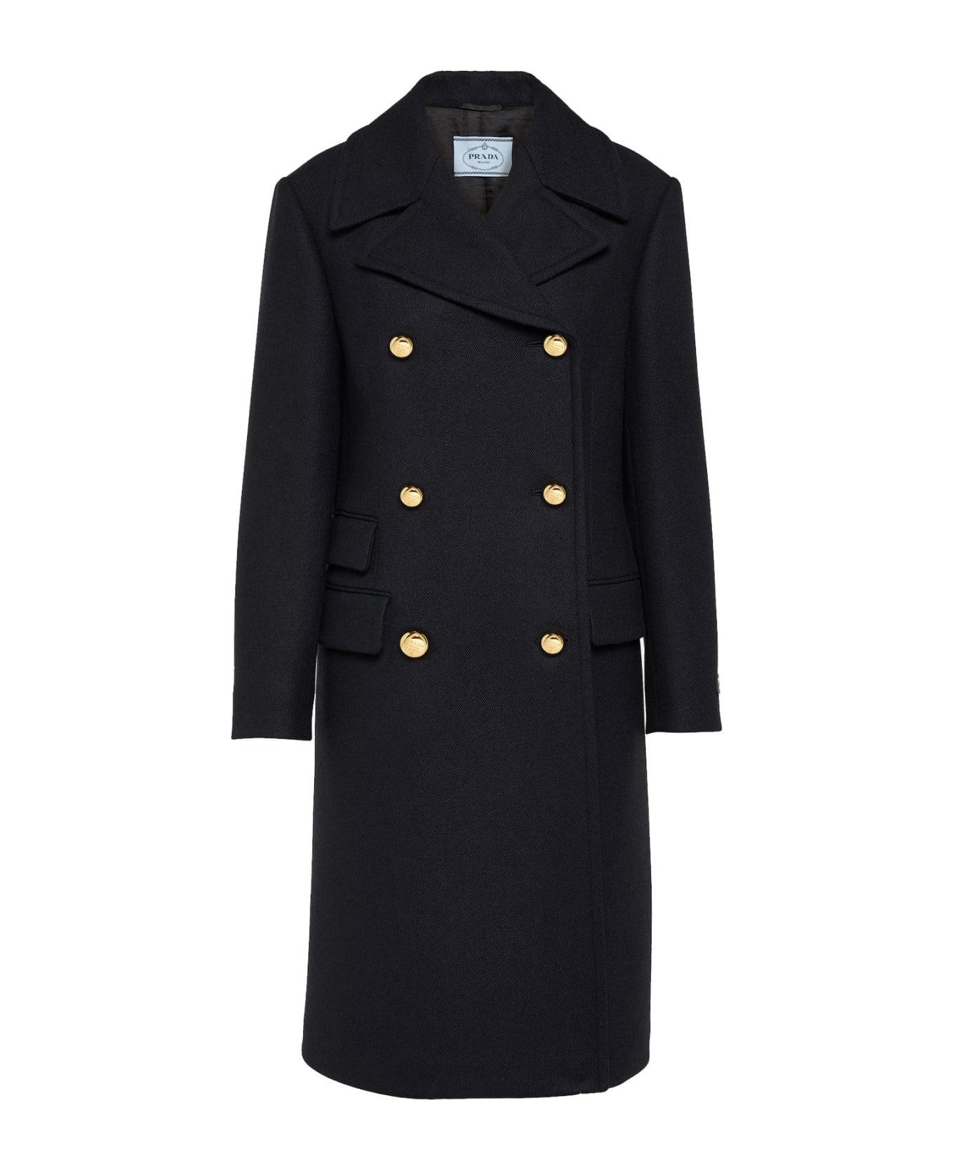 Double-breasted Wool Coat - 1