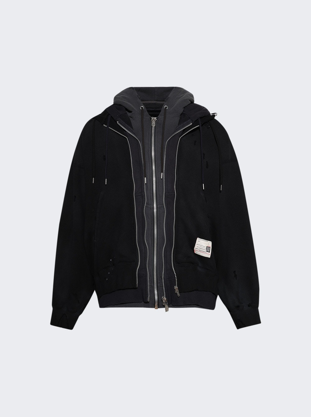 Triple Layered Parka Black - 1