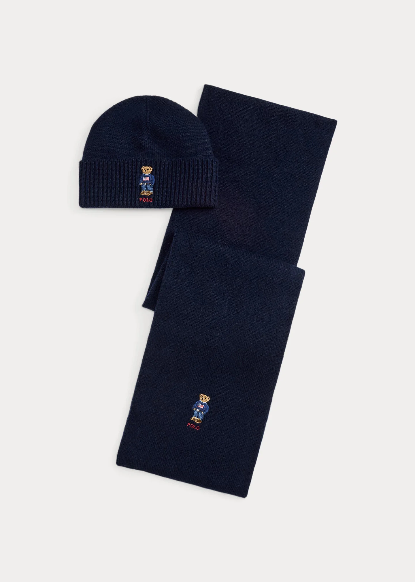Polo Bear Beanie & Scarf Gift Set - 1