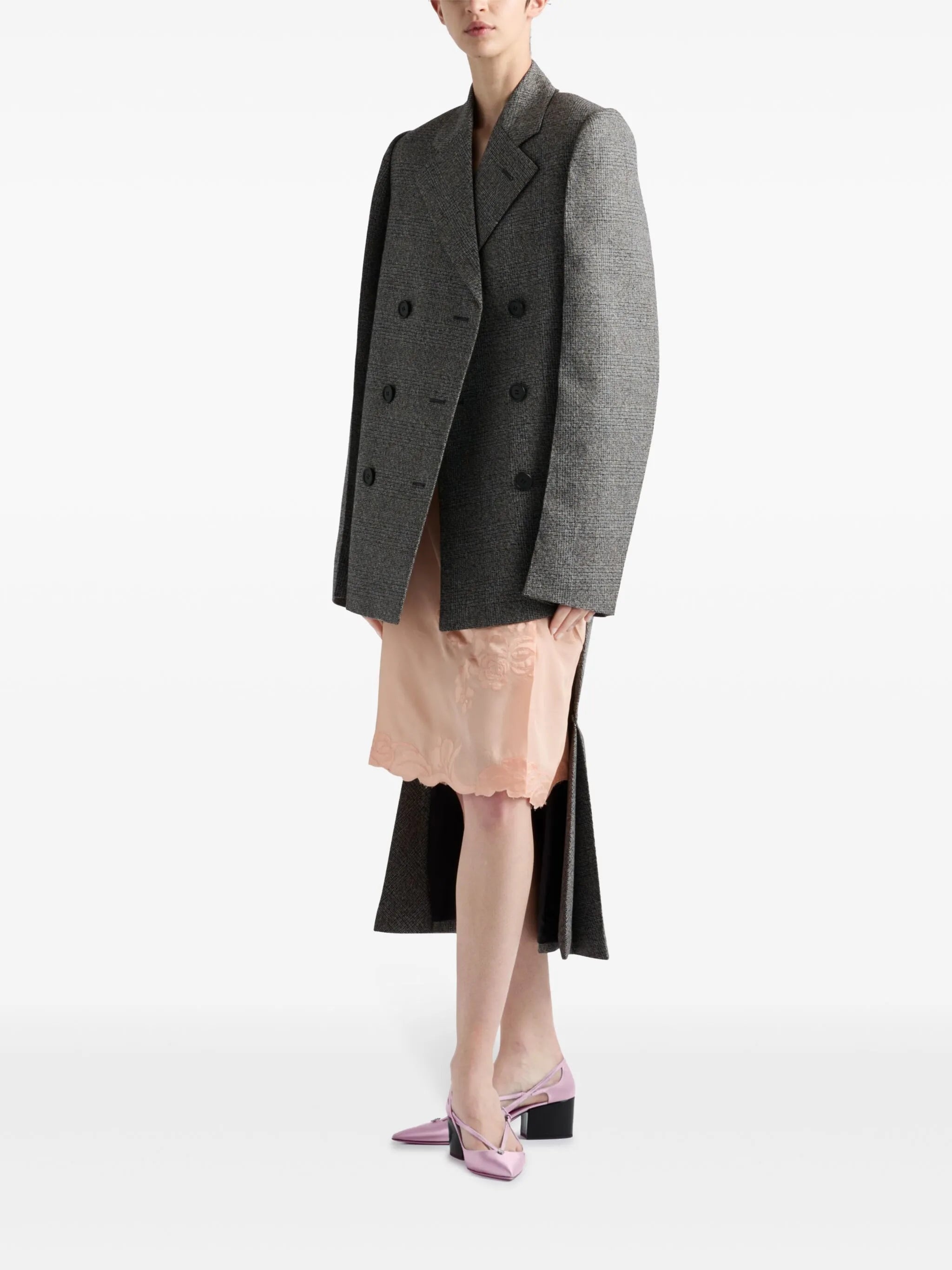 Embroidered Silk Skirt - 5
